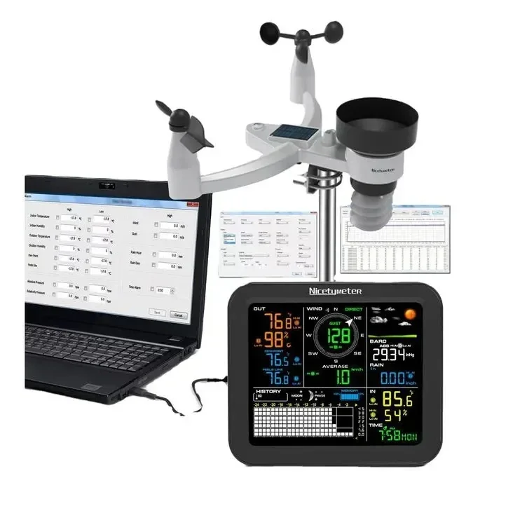 2025/HEDAO Wireless Weather Station With 5000 Data Storage Professional 5-in-1 Weather Station Indoor Outdoor