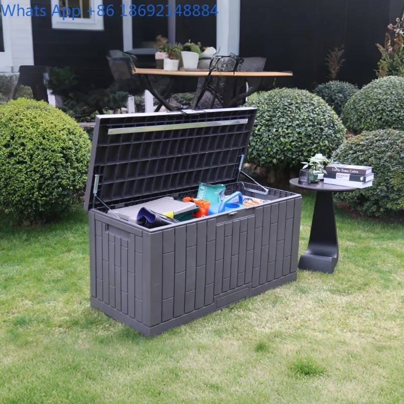 Outdoor Storage Box Garden Courtyard Debris Storage Cabinet Dustproof Multi-purpose Large Capacity Organizing Box