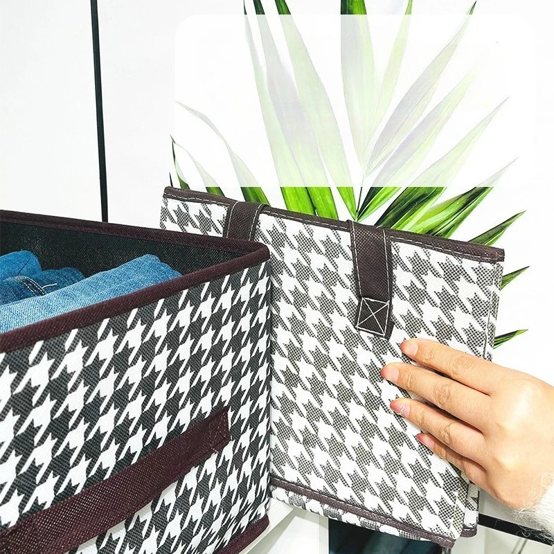 Thousand Bird Grid Storage Box, Home Wardrobe, Toy Layered Sorting Box, Drawer Storage Bag, Foldable Storage and Organizing