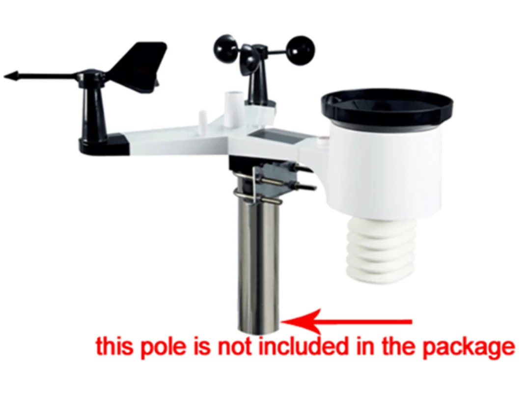 MISOL 1 Unit of Outdoor Sensor (Spare Part) for Weather Station Wireless 433Mhz, 2900-OTD