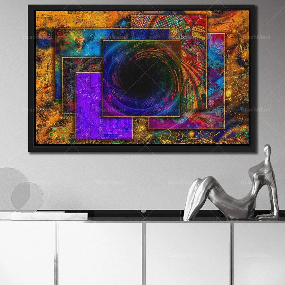 Hot sale abstract golden marble wall decoration, modern luxury wall art living room decoration, designer wall art print poster