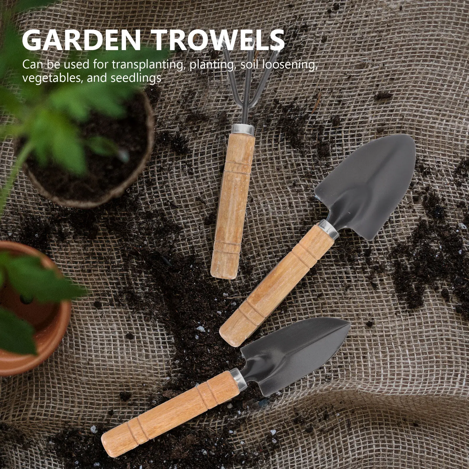 1Set Heavy Duty Portable Garden Tools Set Sturdy Wear Resistant for Home Professional Use Soil Sifting Planting Vegetables