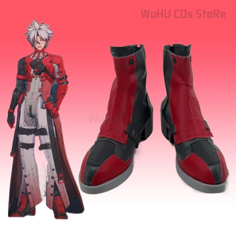 Game Wuthering Waves Scar Cosplay Shoes New Scar Shoes Pu Leather Boots Women Men Halloween Party Roleplay Shoes