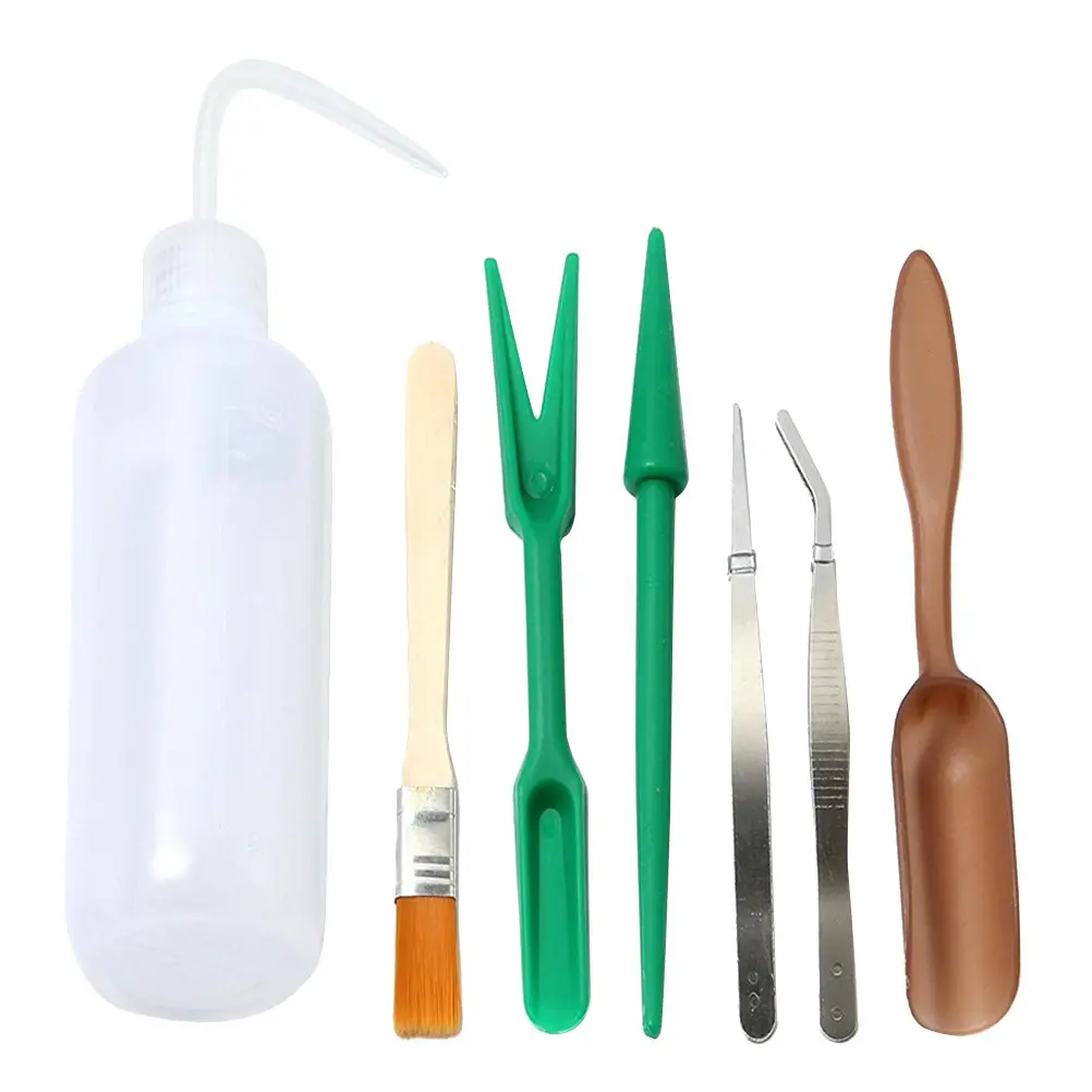 7Pcs Garden Tool Set Professional Planting Kit Watering Dispenser Transplanting Tools Balcony Mini Outdoor Gardening