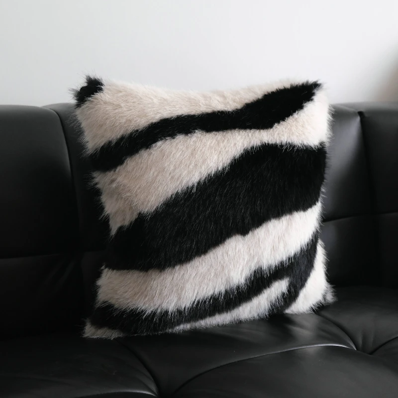 30x50/45x45/50x50CM Plush Stripe Throw Pillow Cover Modern luxury Living Room Cushion Cover Decor Home Decorative Pillowcase