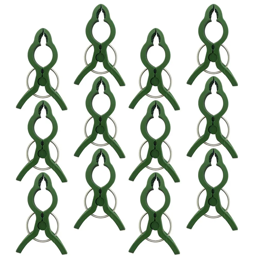 25Pcs Orchid Clips Heavy-Duty Plastic Iron Plant Fixing Clips for Gardening Art Potted Plants Tree Supports Tomato Flower Fixed