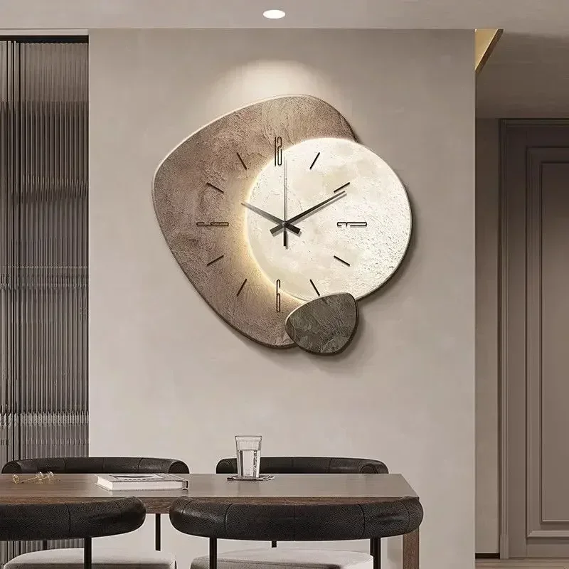 2025 Modern Clock With Light Design Clock Minimalism Wall Clocks Stylish Large Living RoomMechanism Silent Decoration For Bedroo