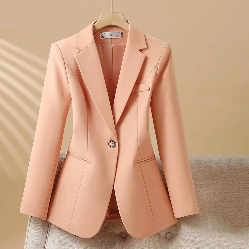 Spring Autumn Women Blazer Elegant Fashion Lady Blazers Coat Suits Female Office Short Jacket Formal Suit Tops Female Outerwear