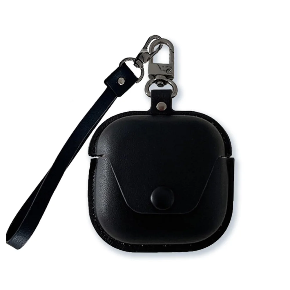 Premium Leather Case for HUAWEI FreeClip 2 Wireless Earbuds Shockproof Soft Protective Cover Earphones Accessories with Strap